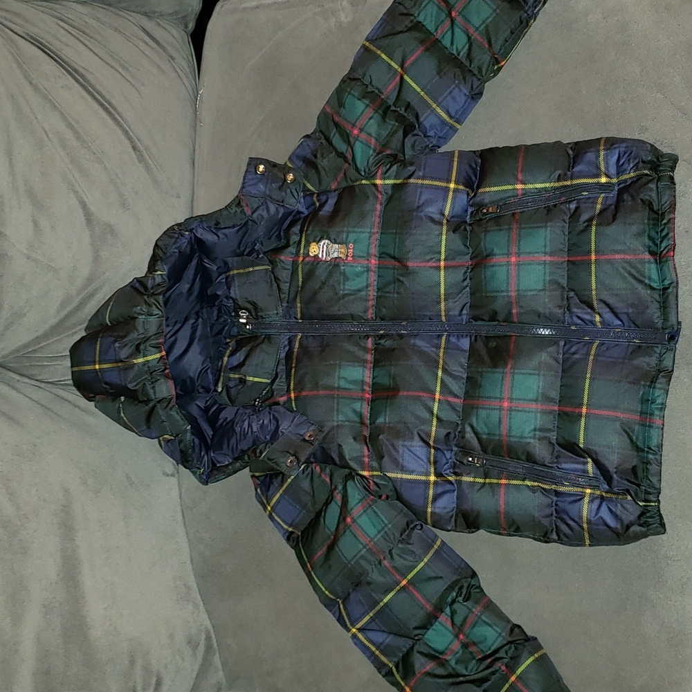 Polo Ralph Lauren plaid Toddler winter coat